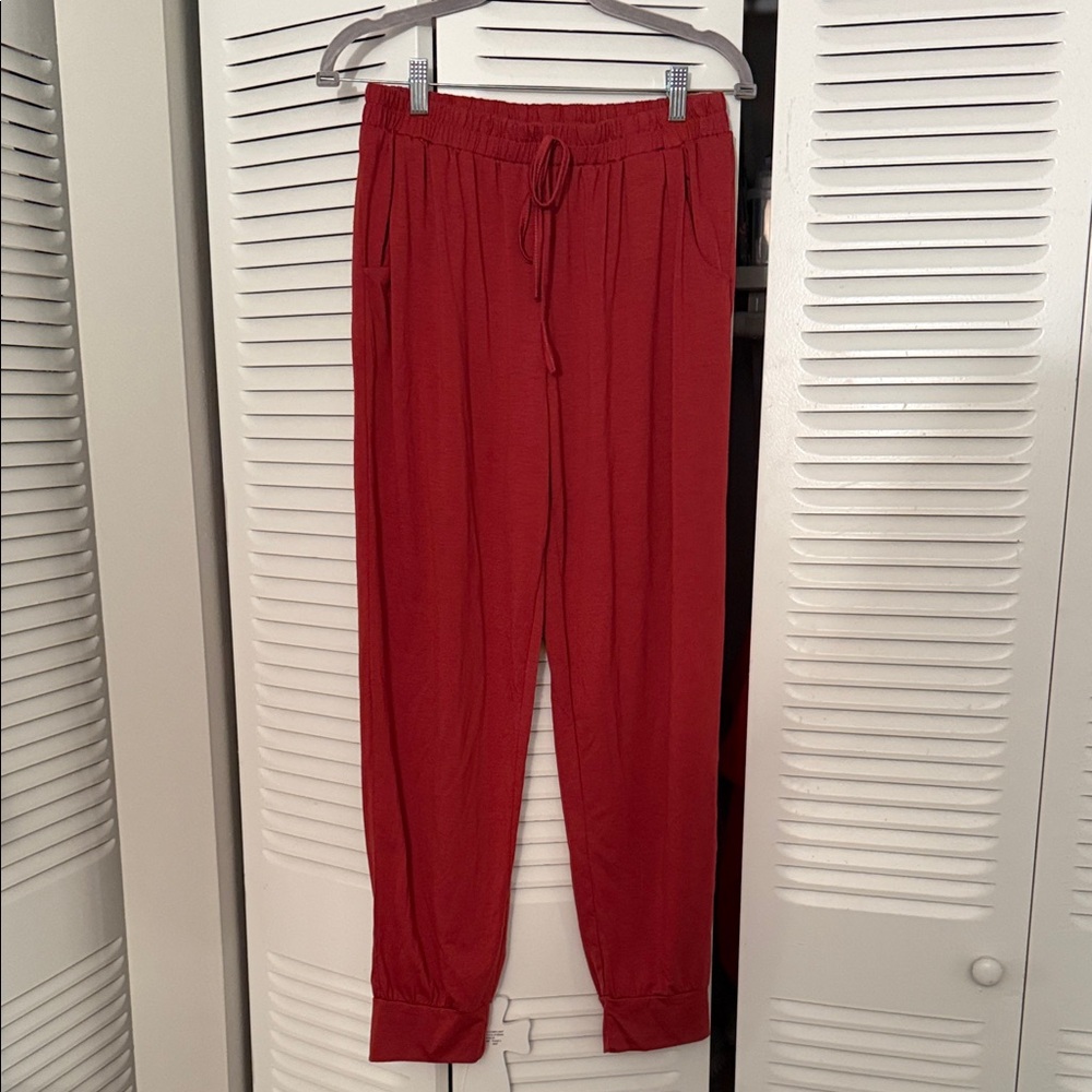 Red Jogger Pants